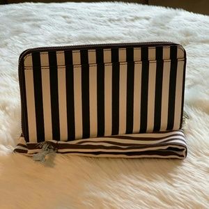 Henri Bendel Centennial Stripe Wallet